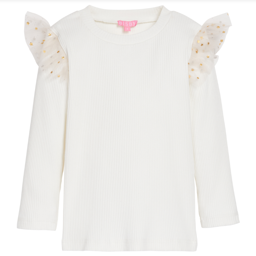 Sadie Top - Sparkle Stars Girls Tops + Tees Bisby   