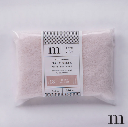 5.5oz Salt Soak Envelope - No 18 Blanc De Noir Self-Care Mixture   