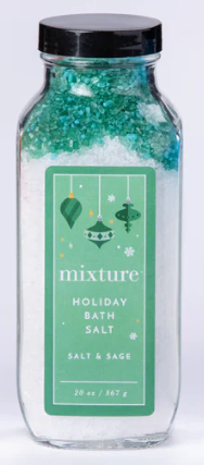 No 05 Salt & Sage Holiday Bath Salt Seasonal Mixture   