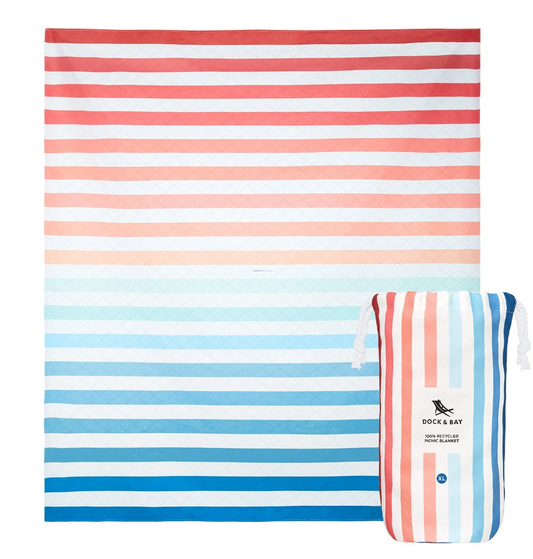 XL Picnic Blanket - Sand to Sea Textiles Dock & Bay   