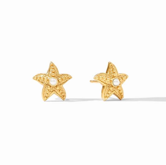 Sanibel Starfish Stud - Pearl Earrings Julie Vos   