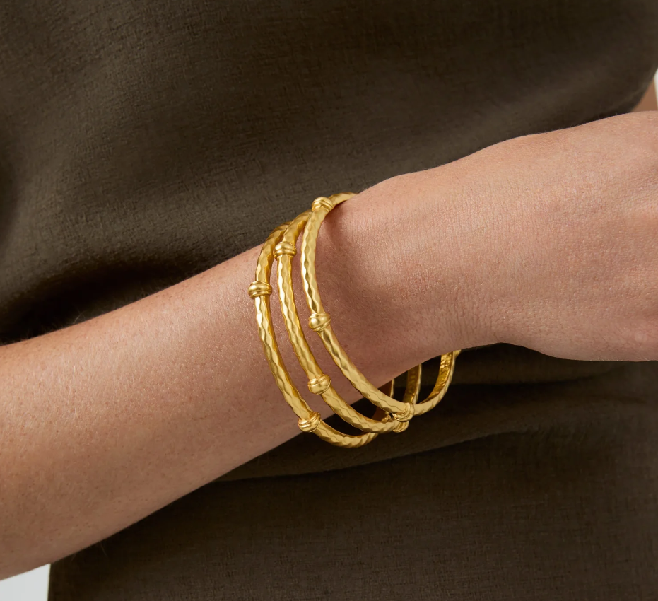 Savannah Bangle - Gold - Large Bracelets Julie Vos