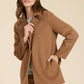 Shannon Solid Top Coat - Camel Outerwear Tyler Boe   