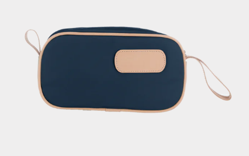 READY TO SHIP: Shave Kit - Navy Coated Canvas