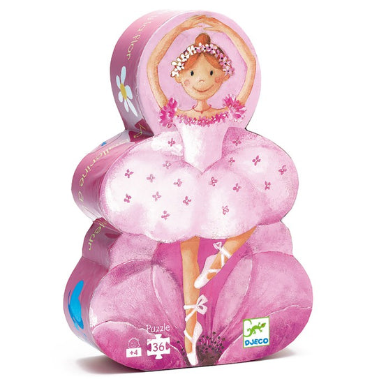 Silhouette Ballerina W/ Flower Toys DJECO