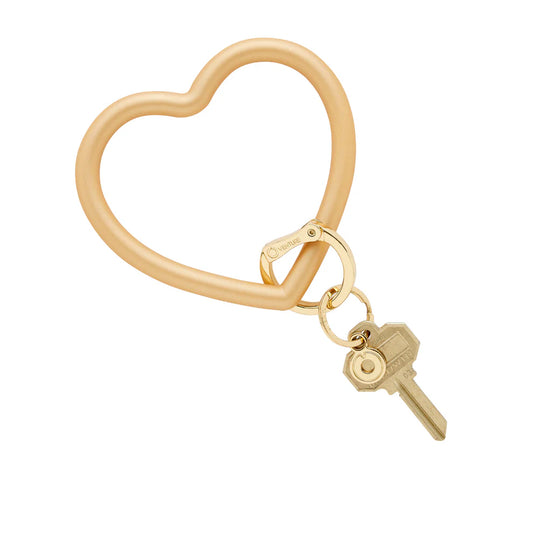 Heart Silicone Big O® Key Ring - Solid Gold Rush Key Rings O-Venture   