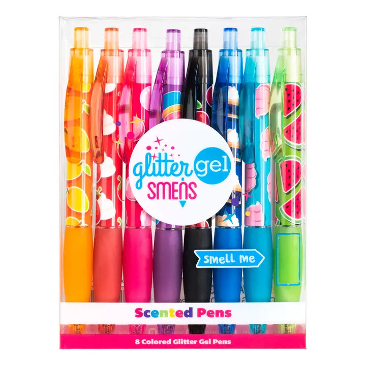 Glitter Gel Scented Ink Pens - 8 Count Toys Scentco