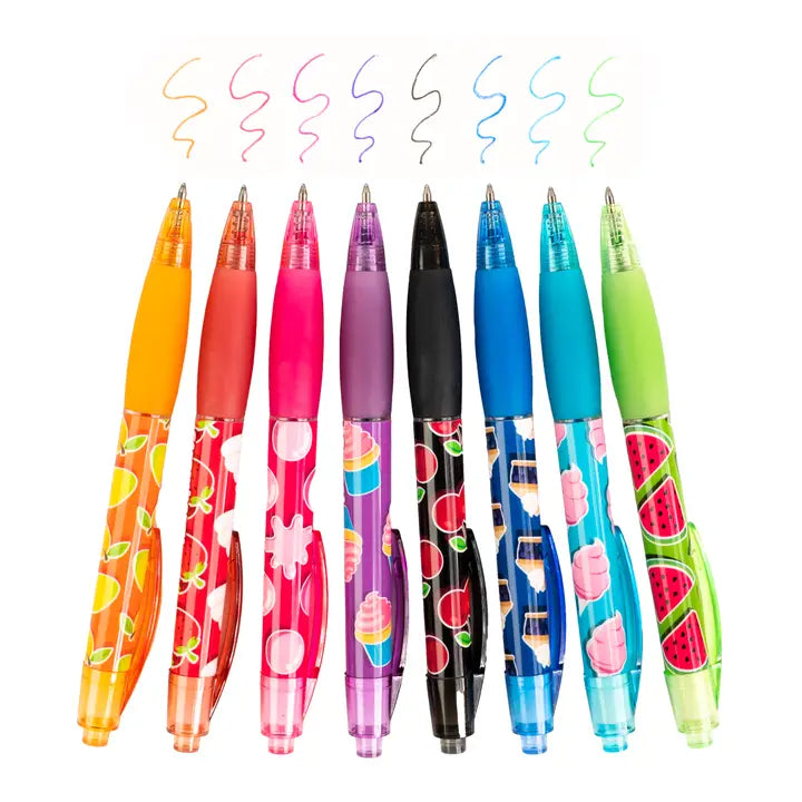 Glitter Gel Scented Ink Pens - 8 Count Toys Scentco