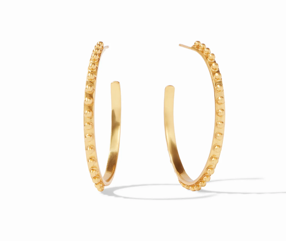 Soho Hoop - Gold - Large Earrings Julie Vos   