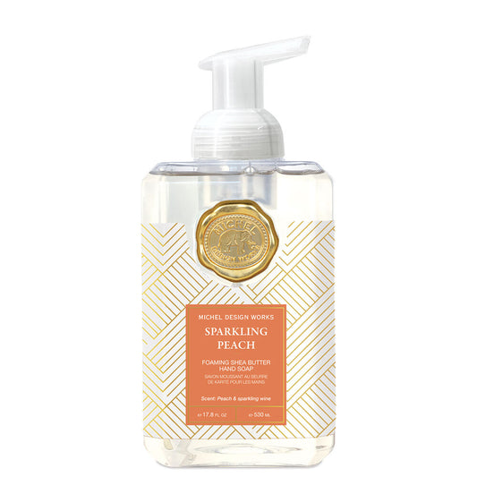 Sparkling Peach Foaming Hand Soap Self-Care Michel Design Works