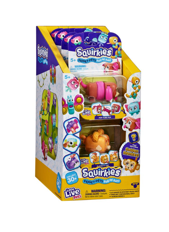 Squirkies Fidget Pets - Assorted Toys License 2 Play   