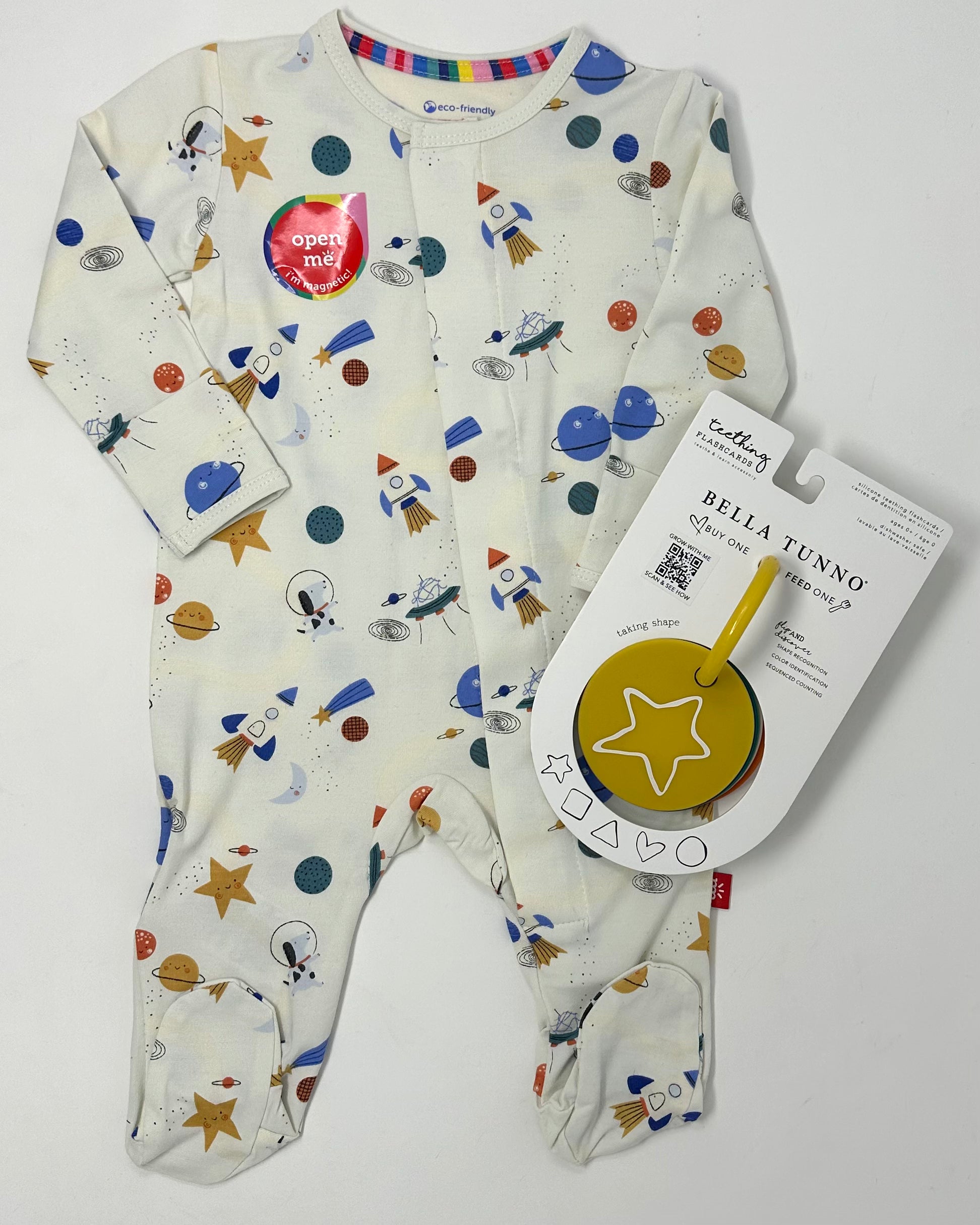 Stellar Tails Footie Baby Sleepwear Magnetic Me   