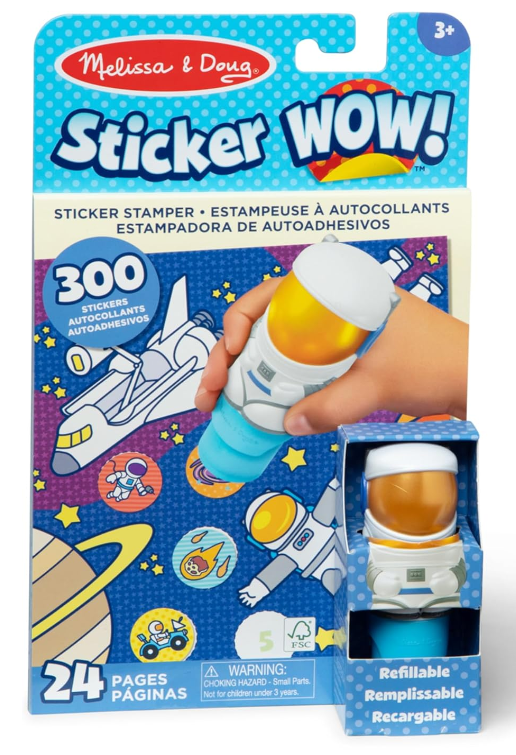 Sticker WOW! Activity Pad Set - Astronaut Toys Melissa & Doug   