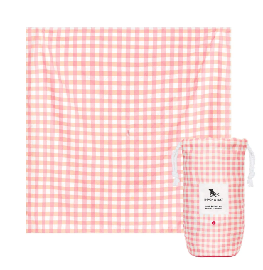 Large Picnic Blanket - Strawberries & Cream Textiles Dock & Bay   