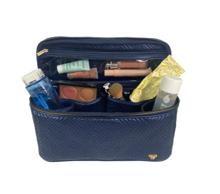 Stylist Travel Bag - Greek Navy Cases PurseN   