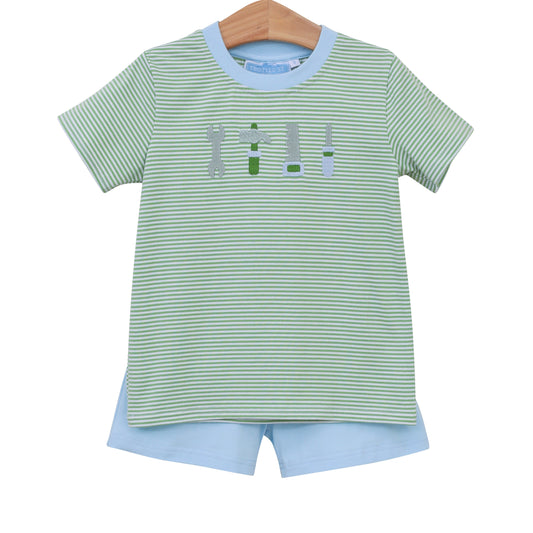 Tools Embroidery Short Set Boys Sets Trotter Street Kids