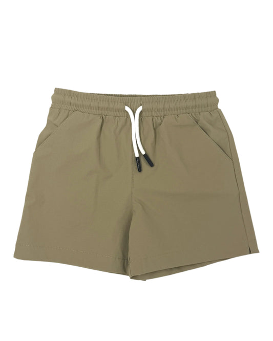 Topsail Performance Boys Short - Khaki Boys Shorts Saltwater Boys