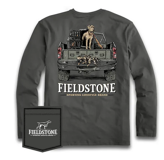 L/S Truckbed Dog - New Railroad Clothing Fieldstone   