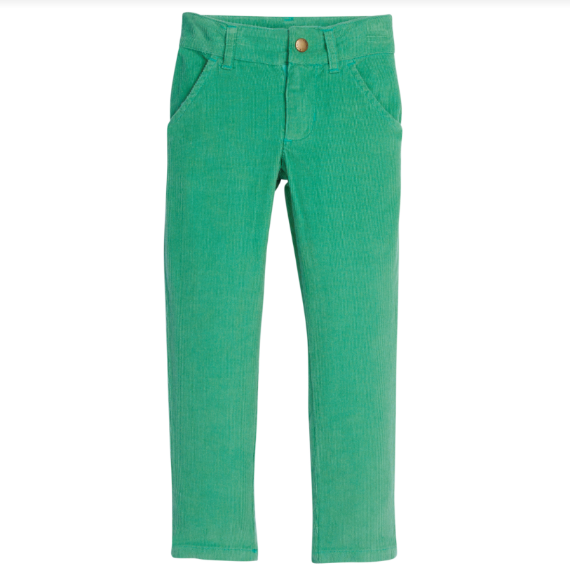 Twiggy Cords - Pine Green Girls Pants + Leggings Bisby   