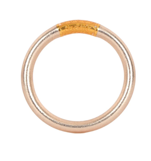 Thick Champagne Tzubbie All Weather Bangle - SM Bracelets Budha Girl   