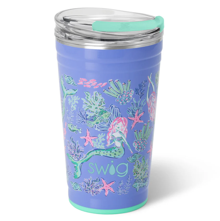 Under The Sea Party Cup 24oz Insulated Drinkware Swig   