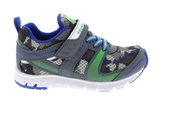 Gray/Camo Velocity Boys Shoes Tsukihoshi   