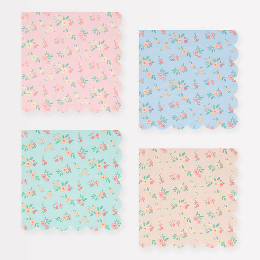 Vintage Ditsy Small Napkins Kitchen + Entertaining Meri Meri