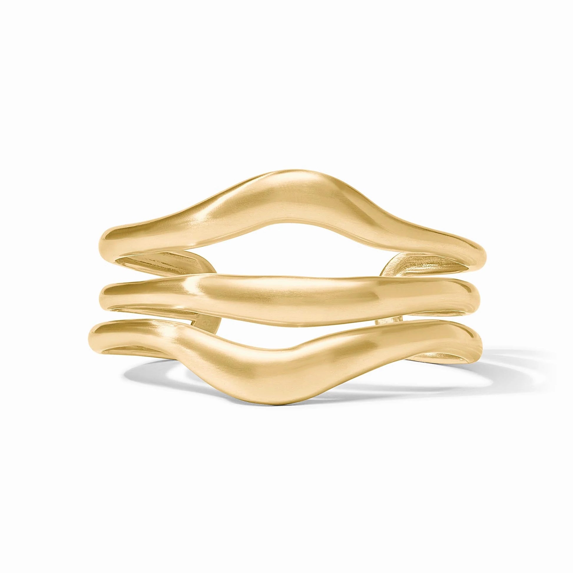 Wave Cuff - Gold Bracelets Julie Vos