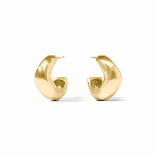 Wave Hoop- Gold - Small Earrings Julie Vos