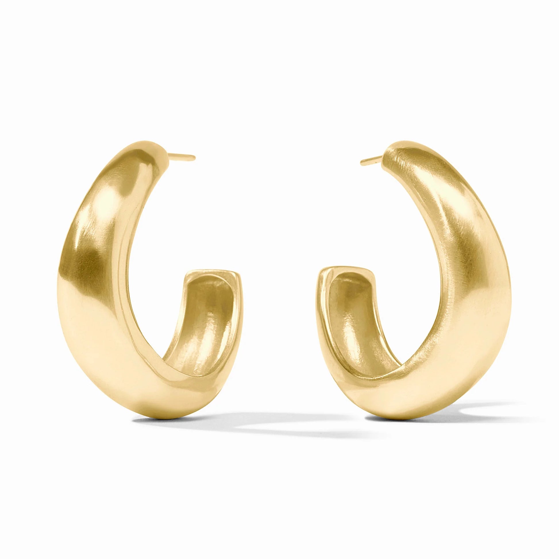 Wave Hoop- Gold -Large Earrings Julie Vos