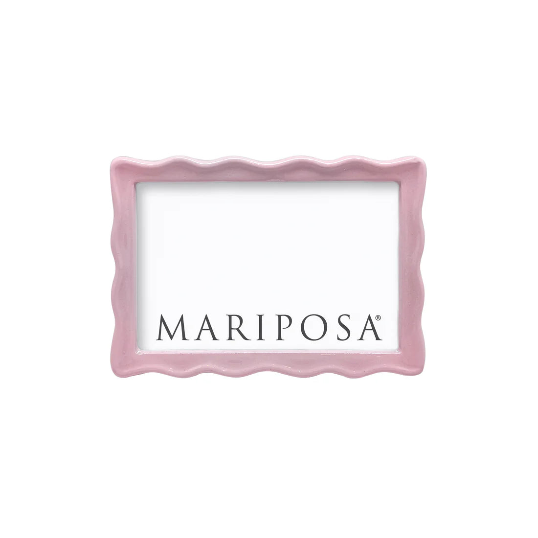 Wavy Pink 4x6 Frame Home Decor Mariposa   