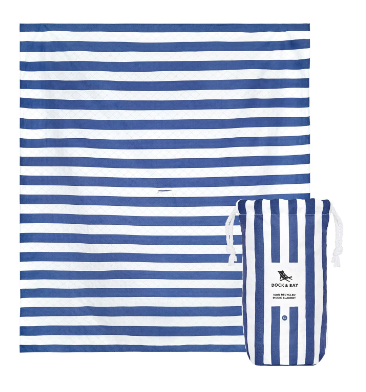 XL Picnic Blanket - Whitsunday Blue Textiles Dock & Bay   