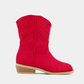 Zahara Toddlers - Red Suede Girls Shoes Shu Shop   