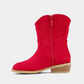 Zahara Toddlers - Red Suede Girls Shoes Shu Shop   