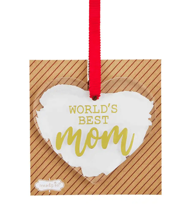 Acrylic Mom Ornament Seasonal Mudpie