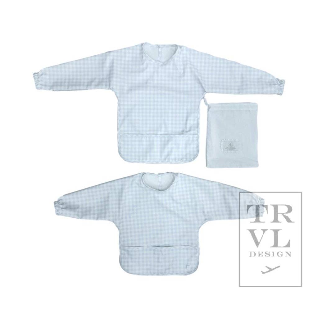 Perfect Smock Large - Pimlico Check Blue Baby Accessories TRVL Design