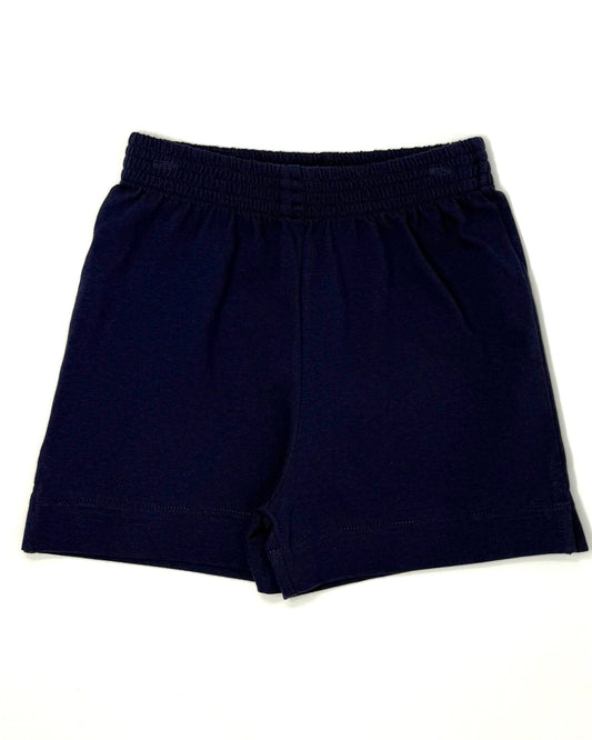Boy's Jersey Shorts w/ Slit - Dark Royal Boys Shorts Luigi