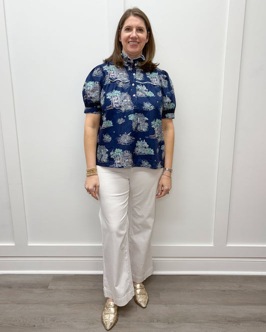 Calista Top - Navy Tops Entro