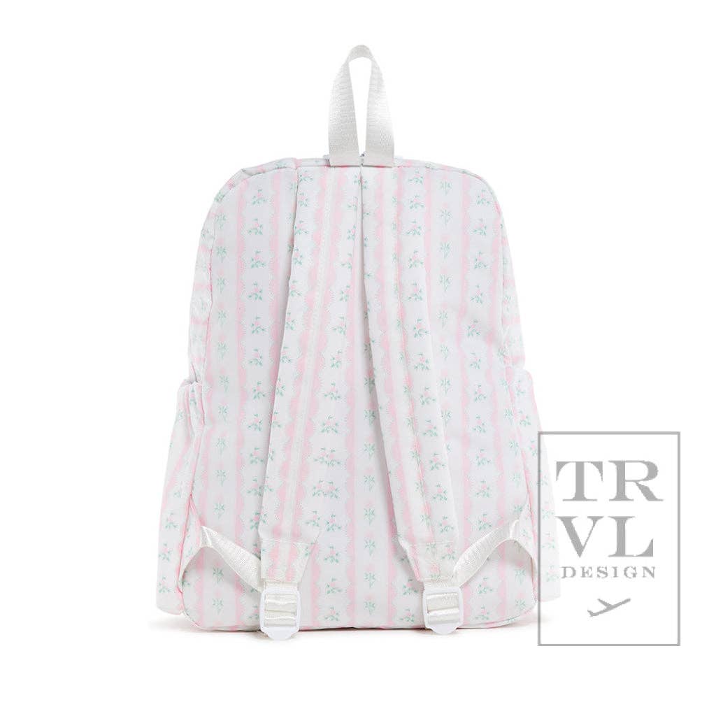 Backpacker - Backpack Ribbon Floral Pink Kids Backpacks + Bags TRVL Design