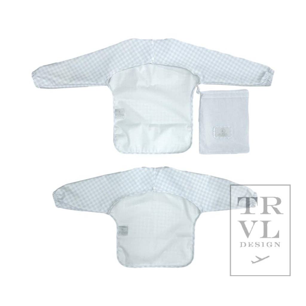 Perfect Smock Small - Pimlico Check Blue Baby Accessories TRVL Design