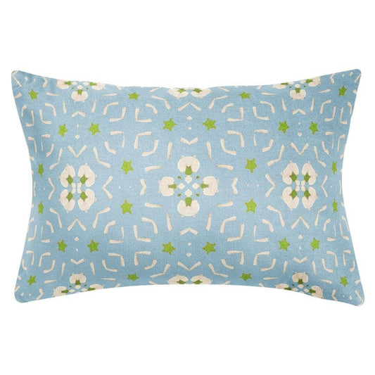 Dorset Garden Blue 14x20 Pillow Textiles Laura Park Designs   