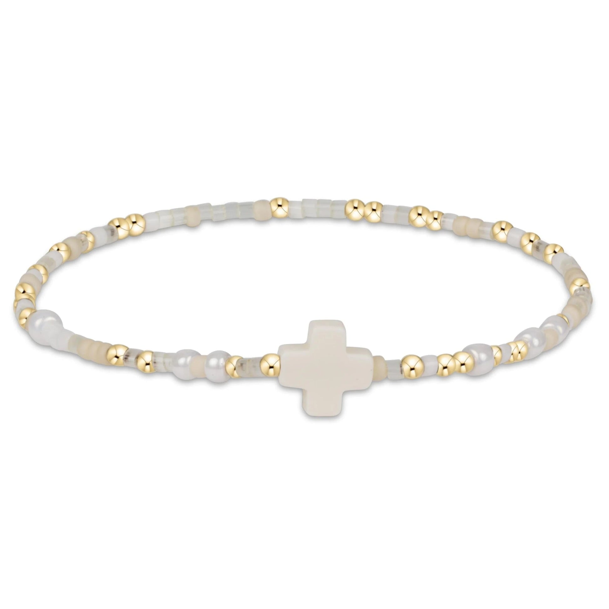 egirl Hope Unwritten Bracelet - Signature Cross - Call Me On My Shellphone Bracelets enewton