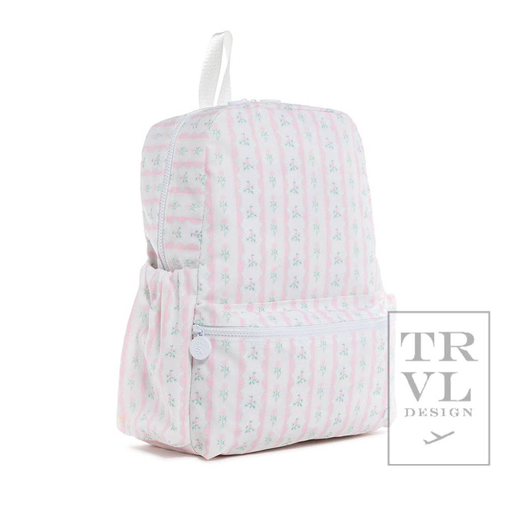 Backpacker - Backpack Ribbon Floral Pink Kids Backpacks + Bags TRVL Design