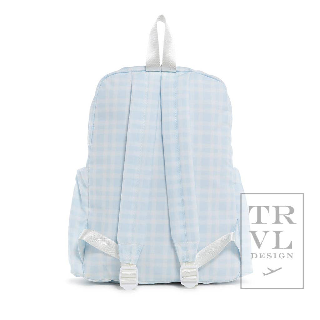 Backpacker - Backpack Pimlico Plaid Blue Kids Backpacks + Bags TRVL Design