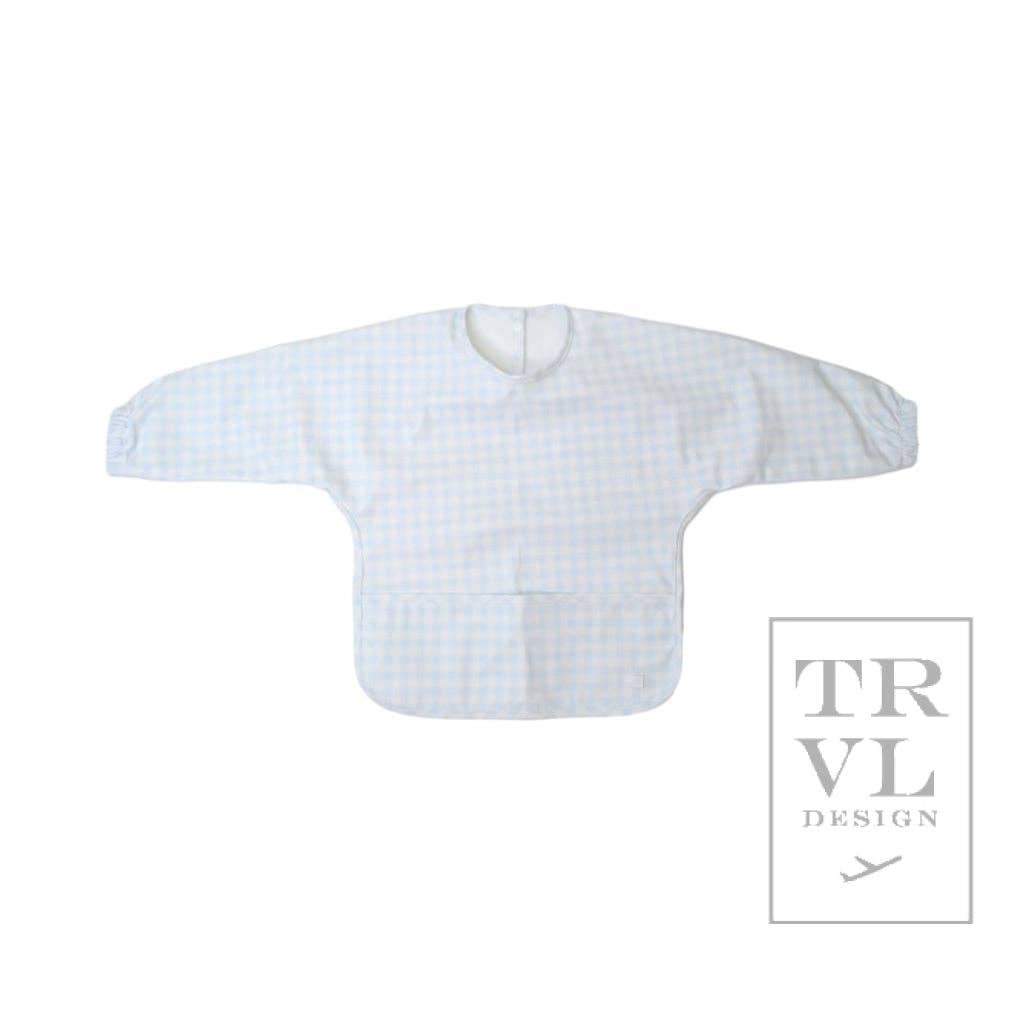 Perfect Smock Small - Pimlico Check Blue Baby Accessories TRVL Design