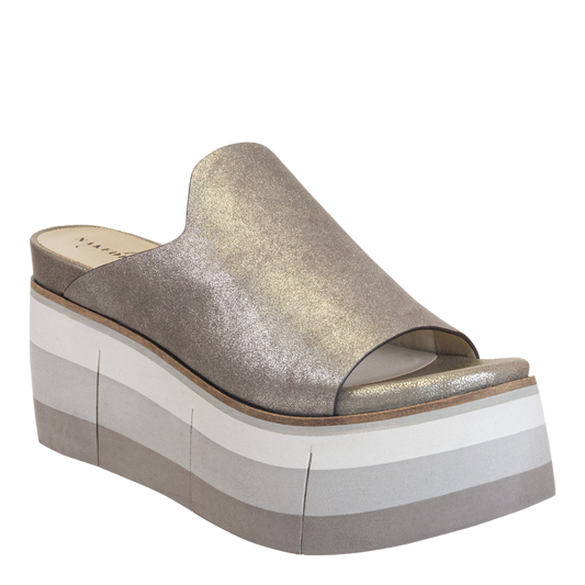 Flow - Silver Women's Shoes Naked Feet   
