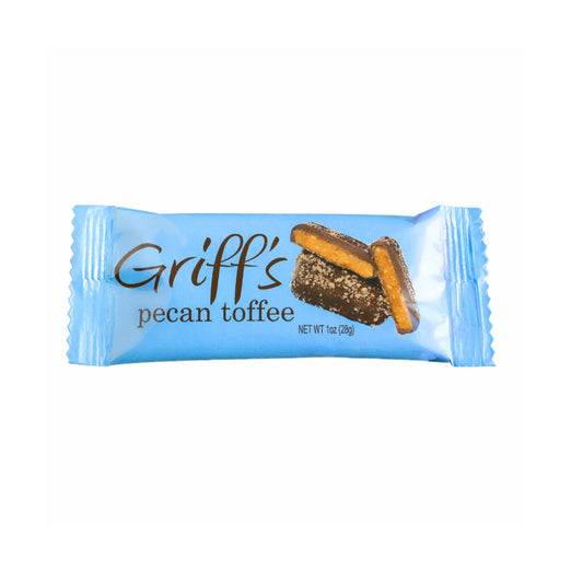 Griff's Pecan Toffee - 1oz Dark Chocolate Toffee Impulse Griff's Toffee