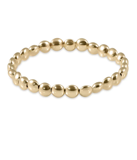 Honesty Gold 6mm Bead Bracelet Bracelets enewton   