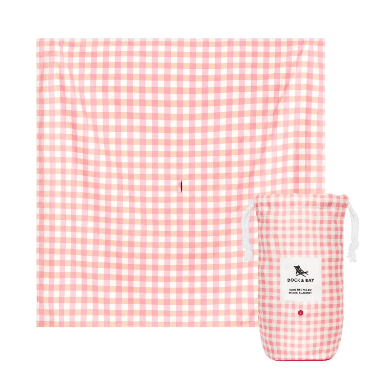 Large Picnic Blanket - Strawberries & Cream - Sugar Babies Children's Boutique/Meg's Shoppe
