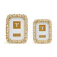 Pearl and Rhinestone 3.5x5 Photo Frame Home Decor Two's Company